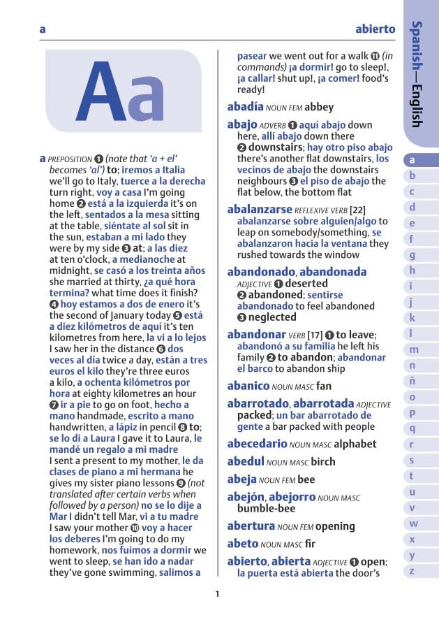 Oxford School Spanish Dictionary - Bharatiya Book Corporation